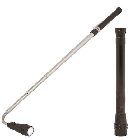 Debco Debco FL8180 3 LED Telescopic Flashlight - Black  - 12 Pack FL8180